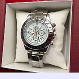 Годинник наручний ROLEX Daytona White, наручний годинник, чоловічий, годинник Ролекс, фото 4