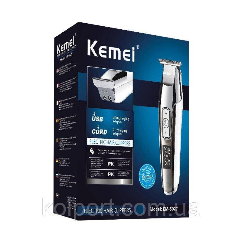 Професійний тример, окантовна машинка Kemei Km-5027