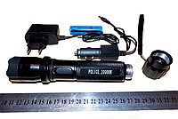 Электрошокер 1102 Police Scorpion (Усиленный 2014 года) Русский+сьемный аккумулятора (+запасной),шокер-фонарик, фото 1
